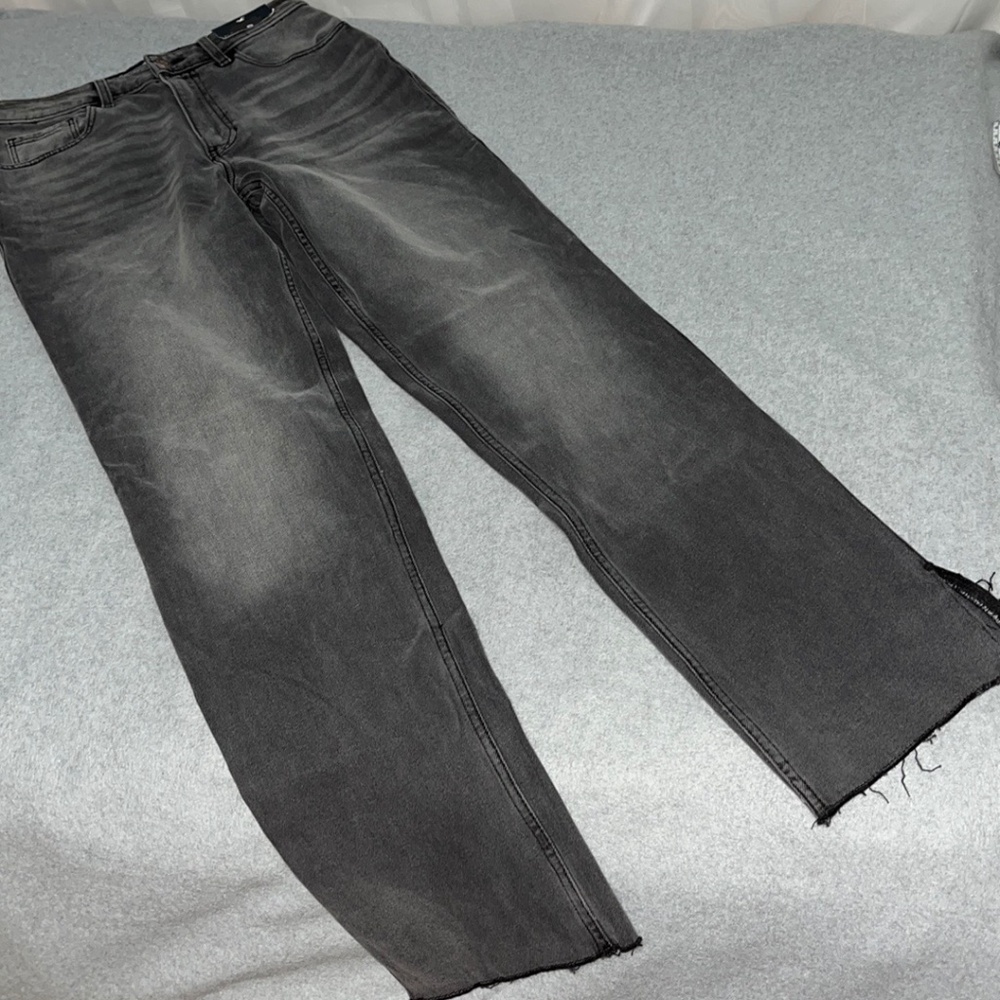 Hollister 90s Vintage Straight Black Jeans Womens 28 High Rise